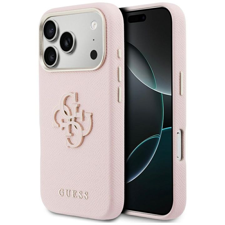Etui Guess FW Resin Logo do iPhone 17Pro różowy na NearMe.pl