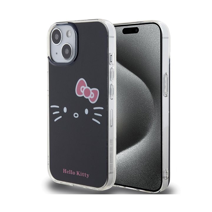 Hello Kitty HKHCP15SHKHLK iPhone 15 / 14 / 13 6.1" czarny/black hardcase IML Kitty Face na NearMe.pl