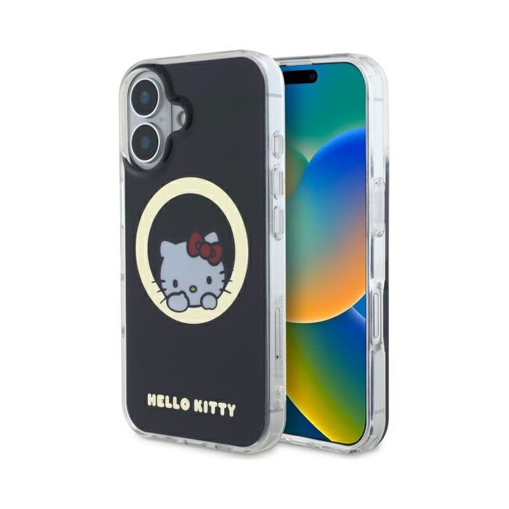 Hello Kitty HKHMP16SHSWKK iPhone 166,1" czarny/black hardcase IML Sweet Kitty Magsafe na NearMe.pl