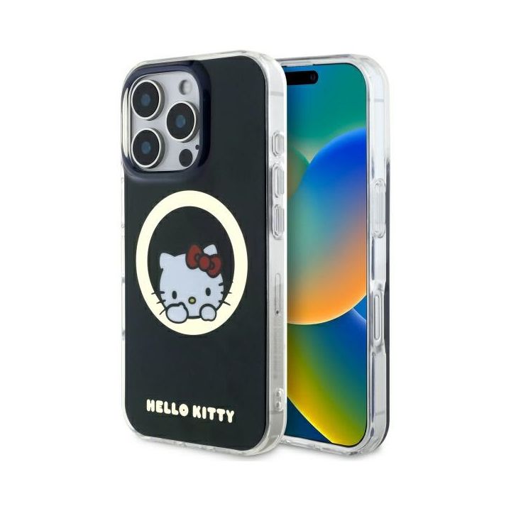 Hello Kitty HKHMP16LHSWKK iPhone 16 Pro6,3" czarny/black hardcase IML Sweet Kitty Magsafe na NearMe.pl
