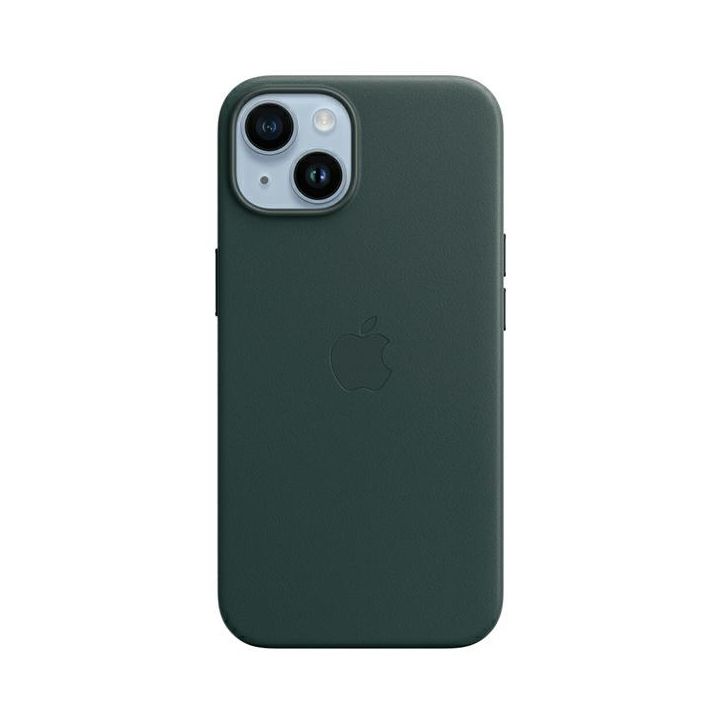 Etui Apple MPPA3ZM/A iPhone 14 Plus / 15Plus 6.7" zielony/forest green Leather Case MagSafe na NearMe.pl