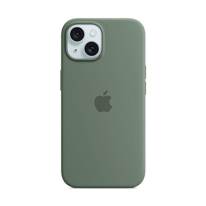 Etui Apple MT0X3ZM/A iPhone 15 / 14 / 136.1" MagSafe zielony cyprysowy/cypress Silicone Case na NearMe.pl