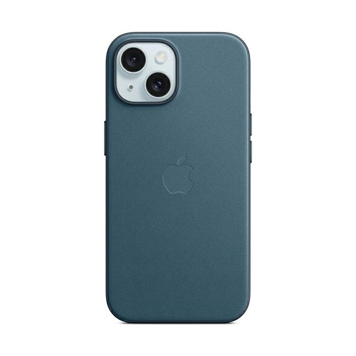 Etui Apple MT4D3ZM/A iPhone 15 Plus / 14Plus 6.7" MagSafe błękit pacyfiku/pacific blue FineWoven Case na NearMe.pl
