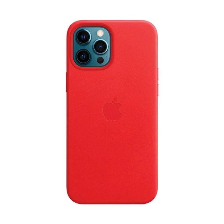 Etui Apple MHKJ3ZE/A iPhone 12 Pro Max6,7" czerwony/red Leather Case MageSafe na NearMe.pl