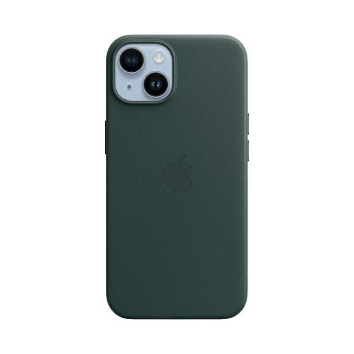 Etui Apple MPP53FE/A iPhone 14 6.1"      MagSafe zielony/forest green Leather Case na NearMe.pl
