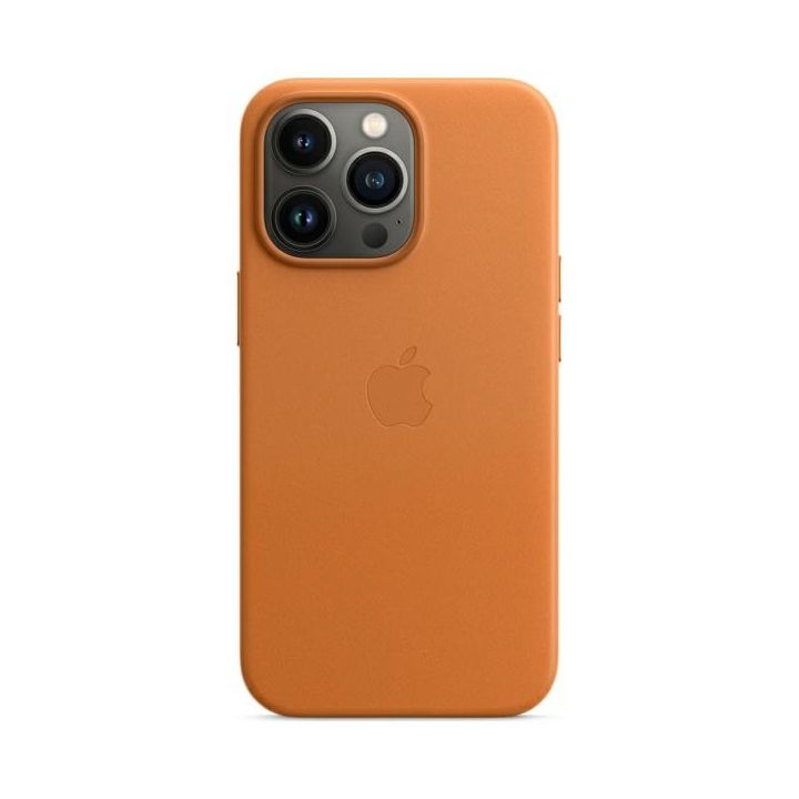 Etui Apple MM193ZE/A iPhone 13 Pro 6.1"  MagSafe złoty brąz/golden brown Leather Case na NearMe.pl