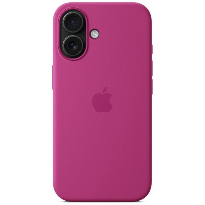 Etui Apple MYY53ZM/A iPhone 16 6.1"      MagSafe fuksja/fuchsia Silicone Case na NearMe.pl