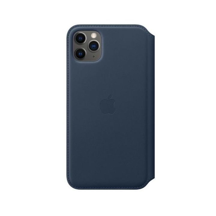 Etui Apple MY1P2ZM/A iPhone 11 Pro Maxotchłanny błękit/navy Leather Book na NearMe.pl