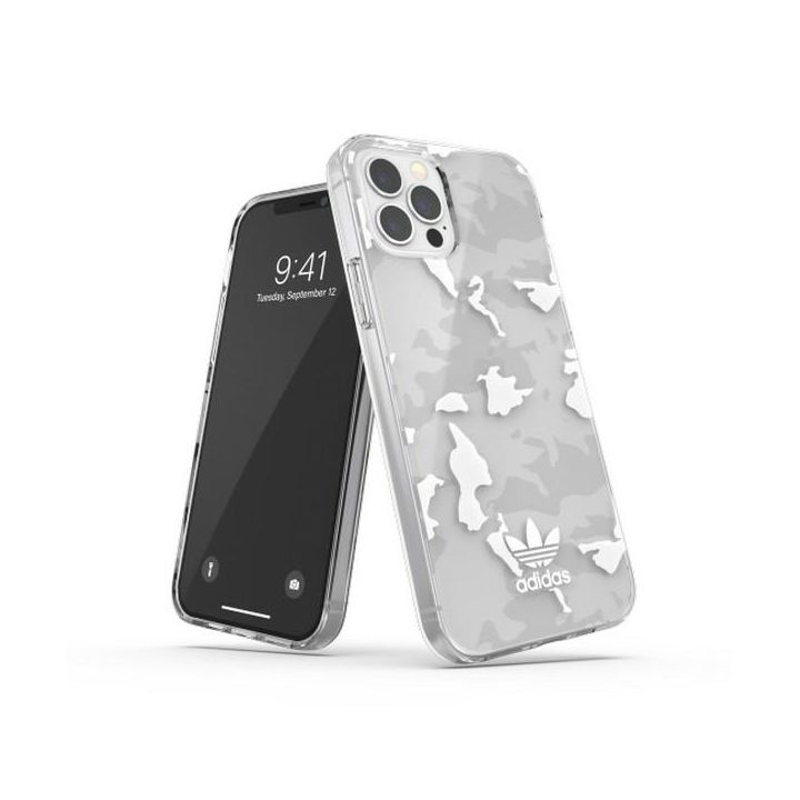 Adidas OR SnapCase Camo iPhone 12/12 Proprzezroczysty/biały 43705 na NearMe.pl