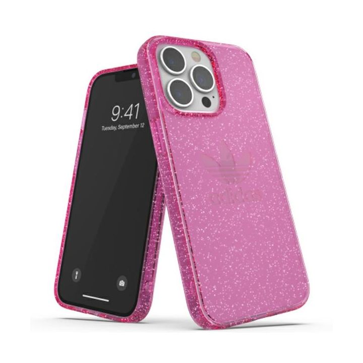Adidas OR Protective iPhone 13 Pro / 136,1" Clear Case Glitter różowy/pink 47121 na NearMe.pl