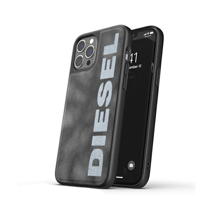 Diesel Moulded Case Bleached DenimiPhone 12/12 Pro szaro-biały/grey-white 44297 na NearMe.pl