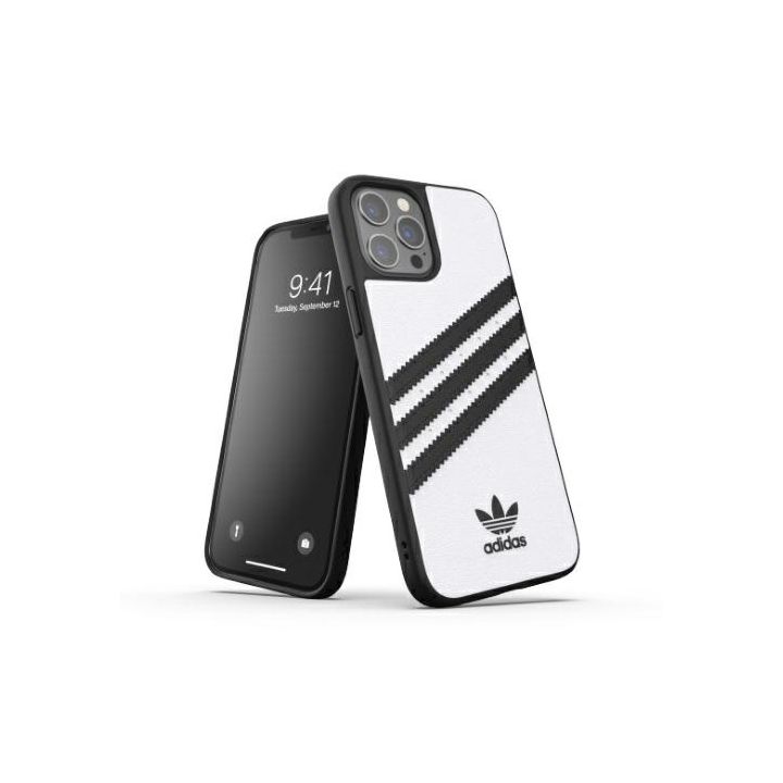 Adidas OR Moulded Case PU iPhone 12Pro Max biało-czarny/white-black 42239 na NearMe.pl