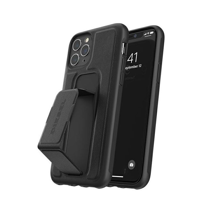 Diesel Grip Case Leather Look iPhone12/12 Pro czarny/black 42534 na NearMe.pl