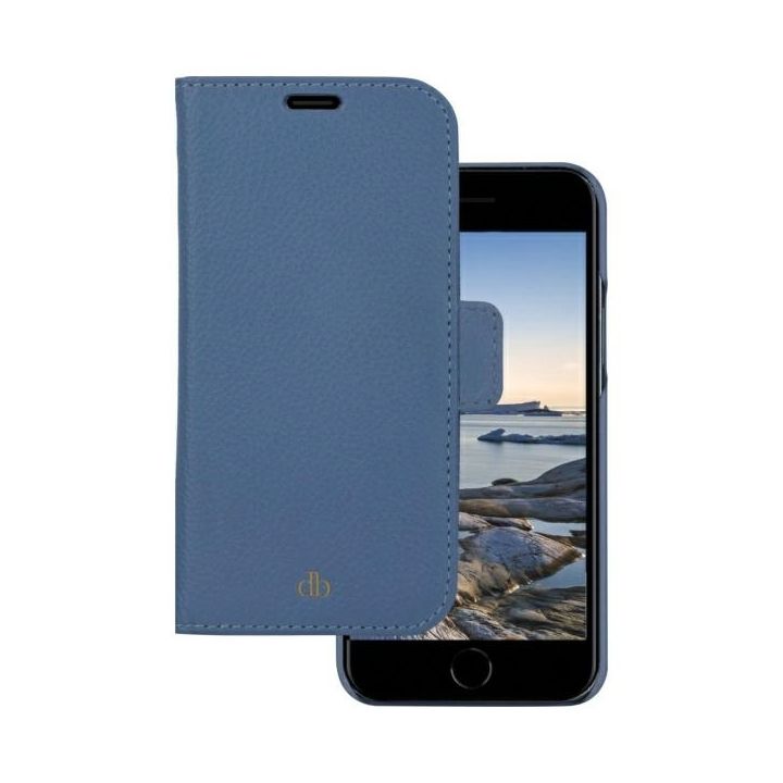Etui dbramante 1928 New York 2w1 Wallet  do iPhone 7/8/SE 2020/SE 2022 niebieski/marine blue na NearMe.pl