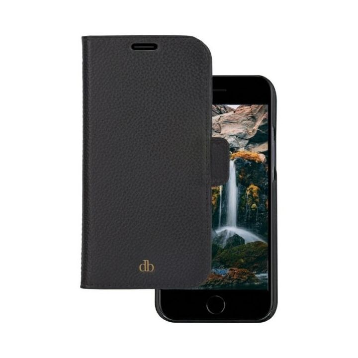 Etui dbramante 1928 New York 2w1 Wallet  do iPhone 7/8/SE 2020/SE 2022 czarny/black na NearMe.pl
