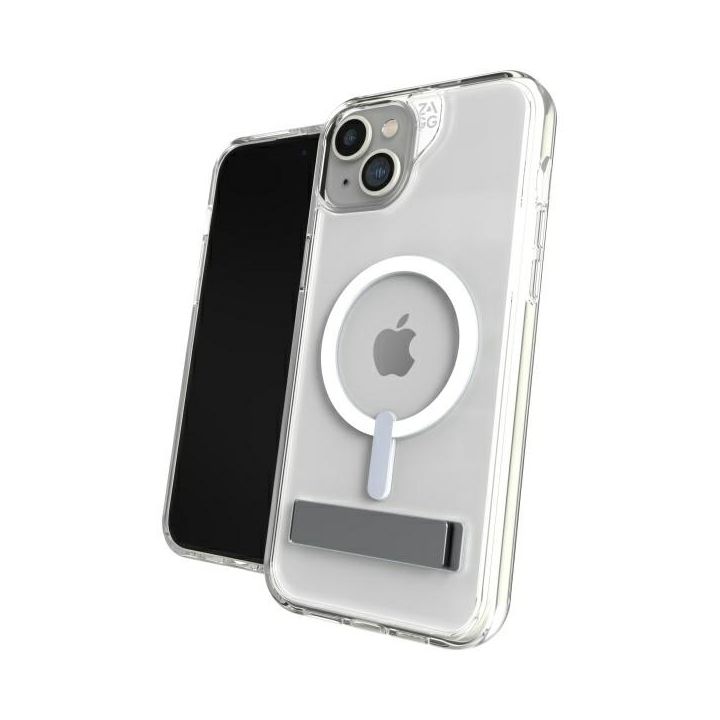 Etui ZAGG Crystal Palace Snap Kickstand  MagSafe do iPhone 15 Plus przezroczysty/clear na NearMe.pl
