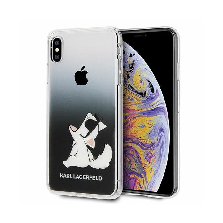Karl Lagerfeld KLHCI65CFNRCBK iPhone XsMax hardcase czarny/black Choupette Fun na NearMe.pl