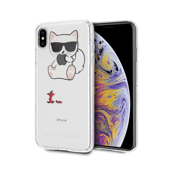 Karl Lagerfeld KLHCI65CFA iPhone Xs Maxhardcase transparent Choupette Fun na NearMe.pl