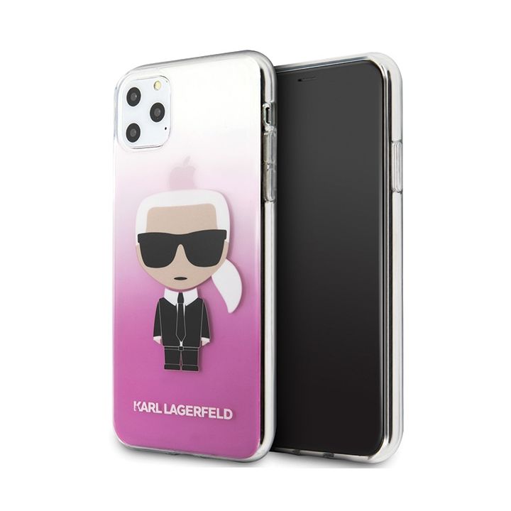 Karl Lagerfeld KLHCN65TRDFKPI iPhone 11Pro Max różowy/pink Gradient Ikonik Karl na NearMe.pl