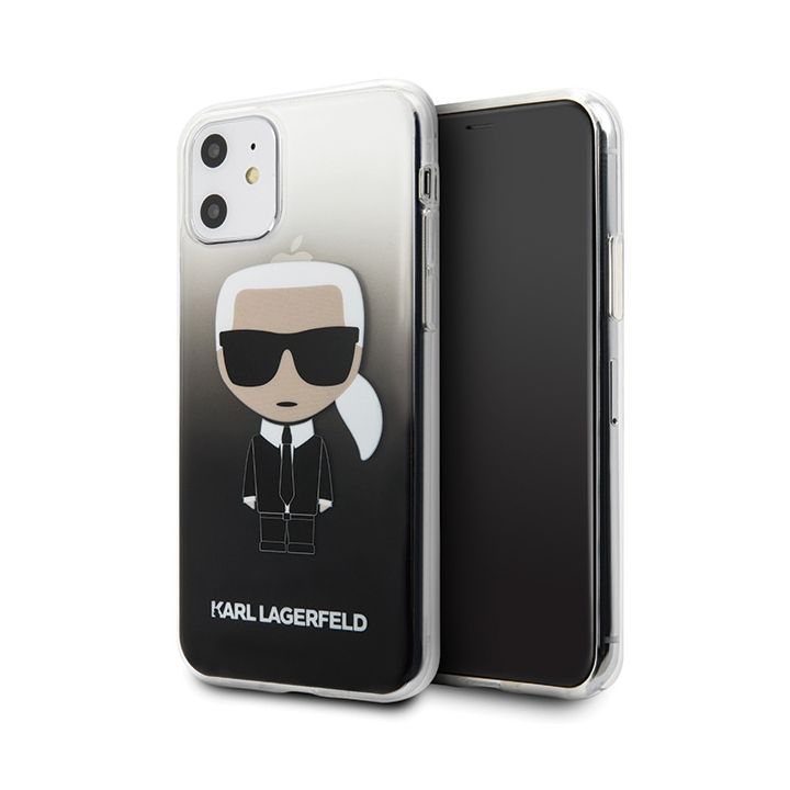 Karl Lagerfeld KLHCN61TRDFKBK iPhone 116,1" / Xr czarny/black Gradient Ikonik Karl na NearMe.pl