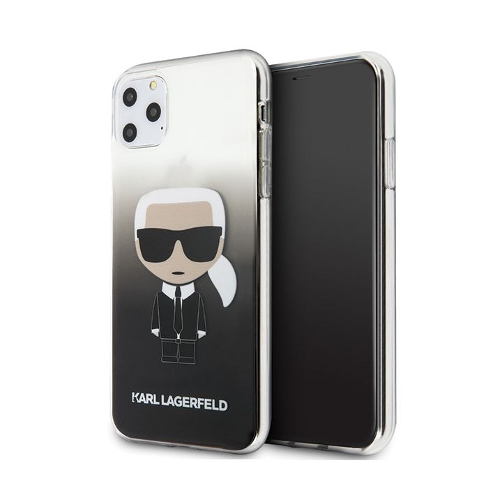 Karl Lagerfeld KLHCN65TRDFKBK iPhone 11Pro Max czarny/black Gradient Ikonik Karl na NearMe.pl