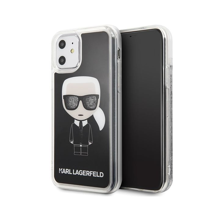 Karl Lagerfeld KLHCN61ICGBK iPhone 116,1" / Xr czarny/black Iconic Glitter na NearMe.pl