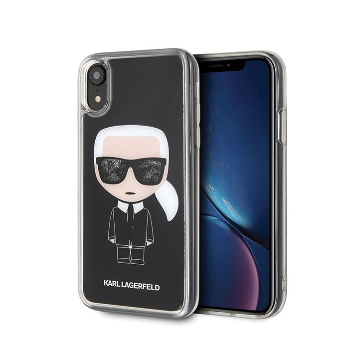 Karl Lagerfeld KLHCI61ICGBK iPhone Xrczarny/black Iconic Glitter na NearMe.pl