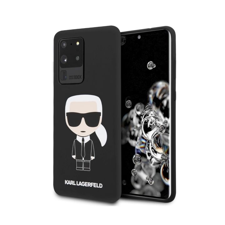 Karl Lagerfeld KLHCS69SLFKBK S20 UltraG988 hardcase czarny/black Silicone Iconic na NearMe.pl