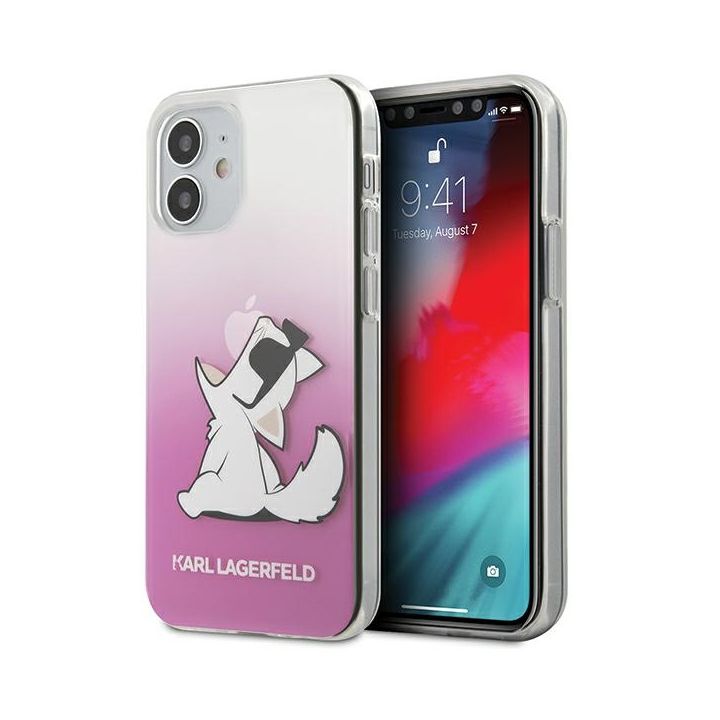 Karl Lagerfeld KLHCP12SCFNRCPI iPhone12 mini 5,4" różowy/pink hardcase Choupette Fun na NearMe.pl