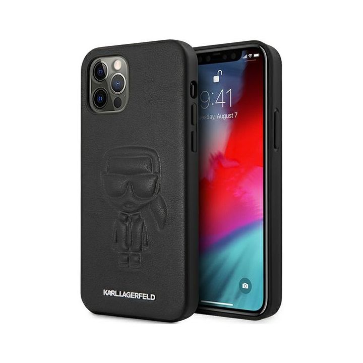 Karl Lagerfeld KLHCP12LPCUIKBK iPhone 12Pro Max 6,7" czarny/black hardcase Karl Ikonik Outline na NearMe.pl
