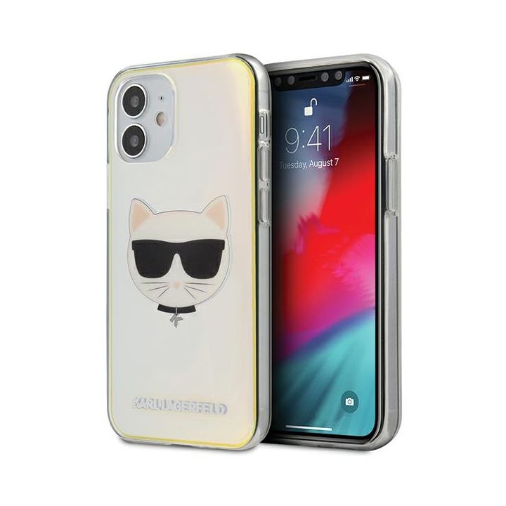 Karl Lagerfeld KLHCP12SCIR iPhone 12mini 5,4" multicolor hardcase Iridescent Choupette na NearMe.pl