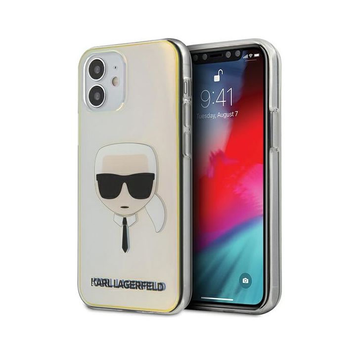 Karl Lagerfeld KLHCP12SPCKHML iPhone 12 mini 5,4" multicolor hardcase Iridescent Karl`s Head na NearMe.pl