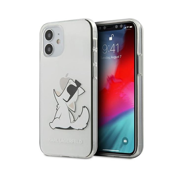 Karl Lagerfeld KLHCP12SCFNRC iPhone 12mini 5,4" transparent hardcase Choupette Fun na NearMe.pl