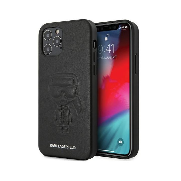 Karl Lagerfeld KLHCP12MPCUIKBK iPhone12/12 Pro 6,1" czarny/black hardcase Karl Ikonik Outline na NearMe.pl