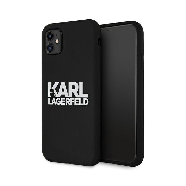 Karl Lagerfeld KLHCN61SLKLRBK iPhone 116,1" / Xr Silicone Stack Logo czarny/black na NearMe.pl
