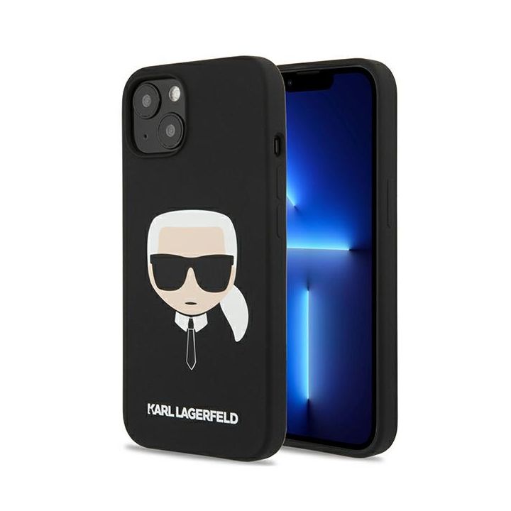 Karl Lagerfeld KLHCP13SSLKHBK iPhone 13 mini 5,4" czarny/black hardcase Silicone Karl`s Head na NearMe.pl