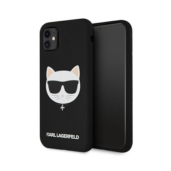 Karl Lagerfeld KLHCN61SLCHBK iPhone11 6,1" / Xr hardcase czarny/black Silicone Choupette na NearMe.pl