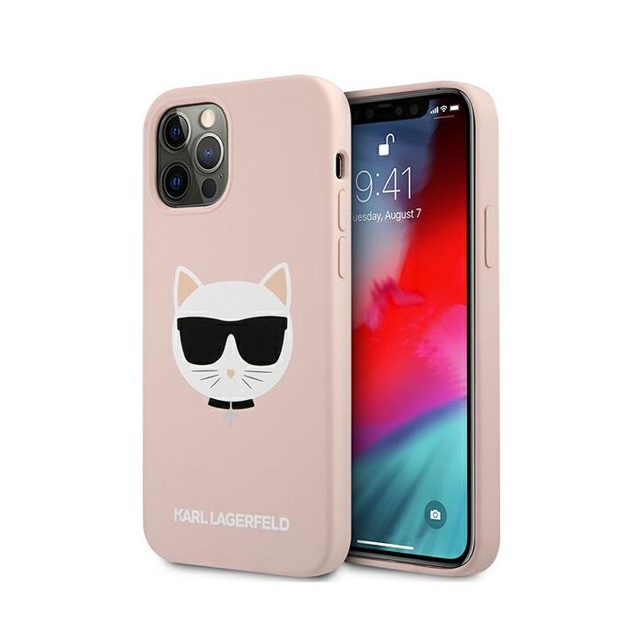 Karl Lagerfeld KLHCP12LSLCHLP iPhone12 Pro Max 6,7" hardcase jasno różowy/light pink Silicone Choupette na NearMe.pl