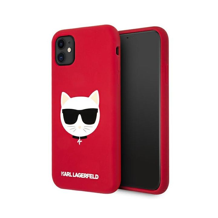 Karl Lagerfeld KLHCN61SLCHRE iPhone11 6,1" / Xr hardcase czerwony/red Silicone Choupette na NearMe.pl