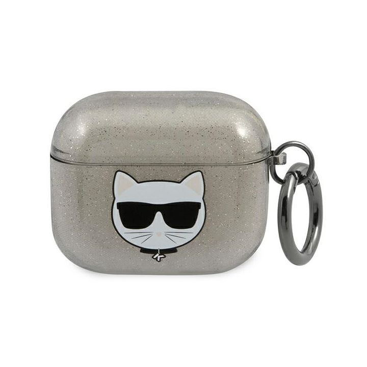 Karl Lagerfeld KLA3UCHGK AirPods 3 cover czarny/black Glitter Choupette na NearMe.pl