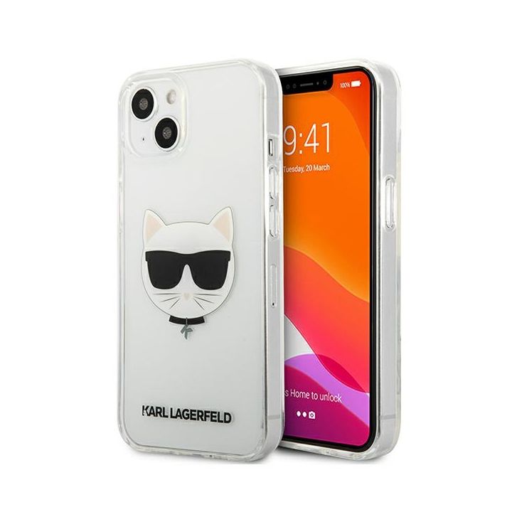 Karl Lagerfeld KLHCP13MCTR iPhone 13/ 14 / 15 6,1" hardcase transparent Choupette Head na NearMe.pl