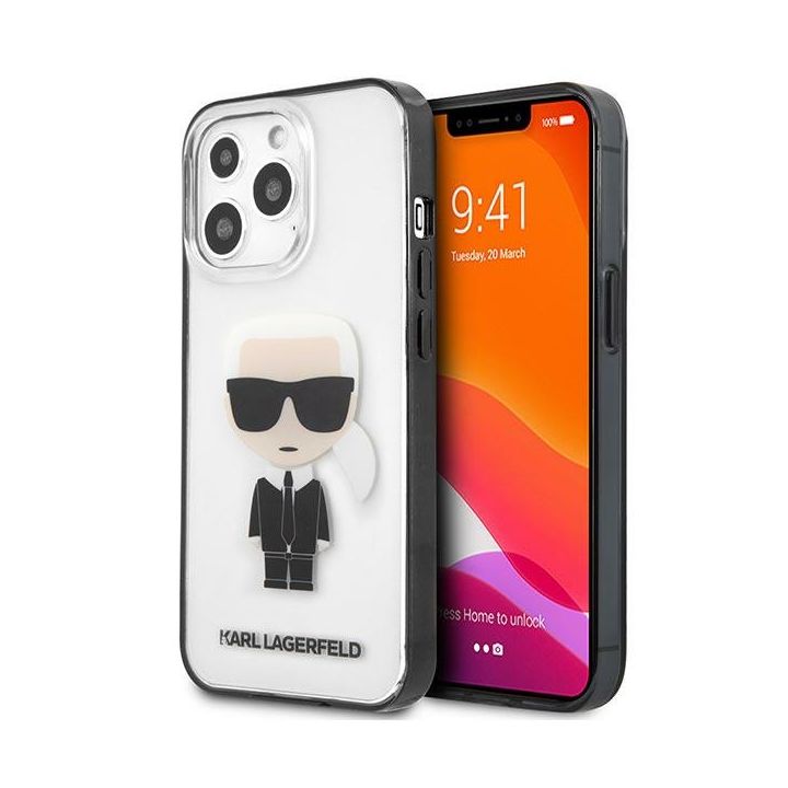 Karl Lagerfeld KLHCP13LHIKCK iPhone 13Pro / 13 6,1" transparent Ikonik Karl na NearMe.pl