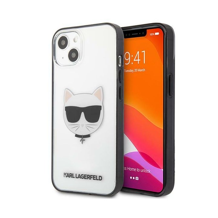Karl Lagerfeld KLHCP13SHCHCK iPhone 13mini 5,4" transparent Ikonik Choupette na NearMe.pl