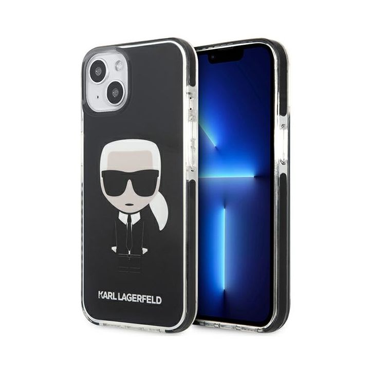Karl Lagerfeld KLHCP13STPEIKK iPhone 13 mini 5,4"  hardcase czarny/black Iconik Karl na NearMe.pl