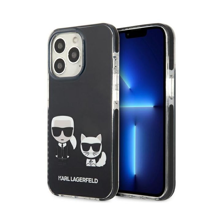 Karl Lagerfeld KLHCP13LTPEKCK iPhone 13Pro / 13 6,1" hardcase czarny/black Karl&Choupette na NearMe.pl