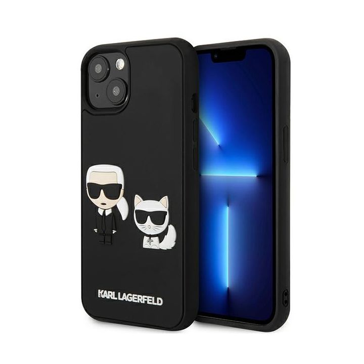 Karl Lagerfeld KLHCP13M3DRKCK iPhone 13 6,1" czarny/black hardcase Karl&Choupette Ikonik 3D na NearMe.pl