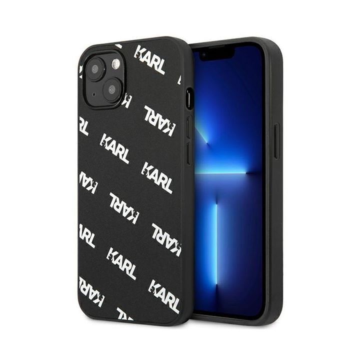 Karl Lagerfeld KLHCP13SPULMBK3 iPhone 13 mini 5,4" hardcase czarny/black Allover na NearMe.pl