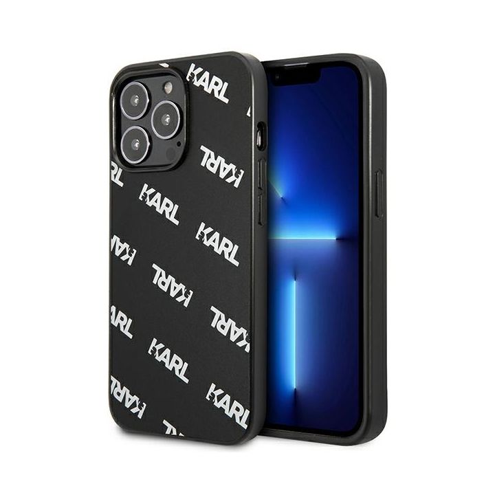 Karl Lagerfeld KLHCP13XPULMBK3 iPhone 13Pro Max 6,7" hardcase czarny/black Allover na NearMe.pl