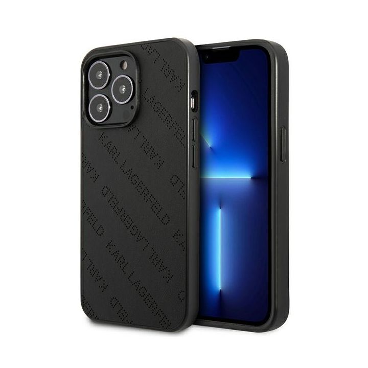 Karl Lagerfeld KLHCP13XPTLK iPhone 13 Pro Max 6,7" hardcase czarny/black Perforated Allover na NearMe.pl