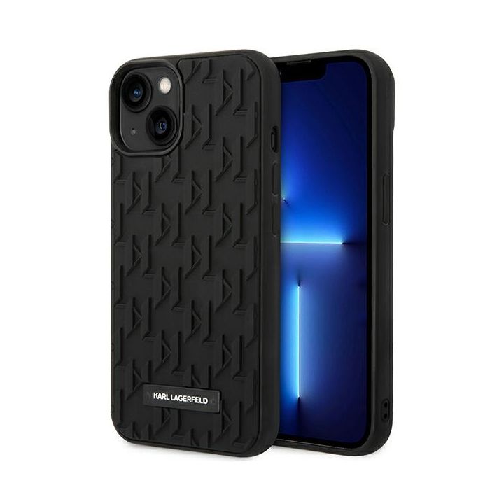 Karl Lagerfeld KLHCP14MRUPKLPK iPhone 14Plus / 15 Plus 6,7" hardcase czarny/black 3D Monogram na NearMe.pl